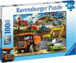 Ravensburger 12973 Construction Vehicles 100 Piece Jigsaw Puzzle