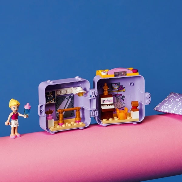 LEGO 41670 Friends Stephanie’s Ballet Cube Portable Play Set