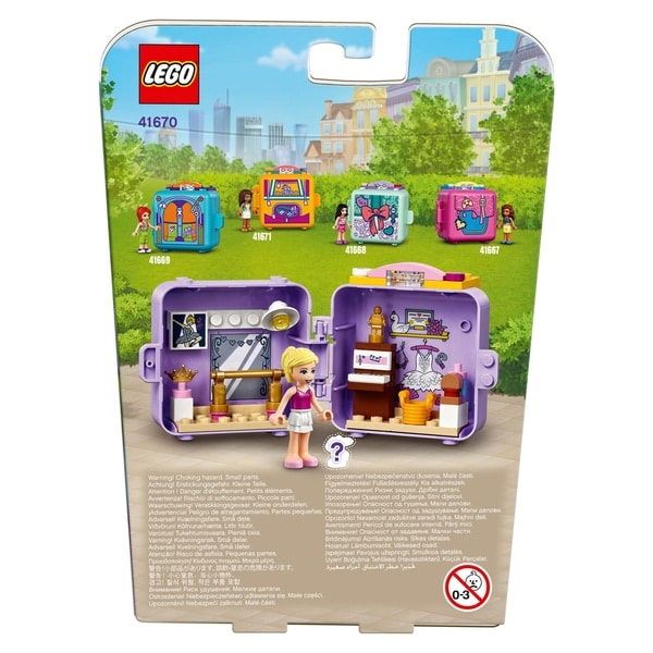 LEGO 41670 Friends Stephanie’s Ballet Cube Portable Play Set