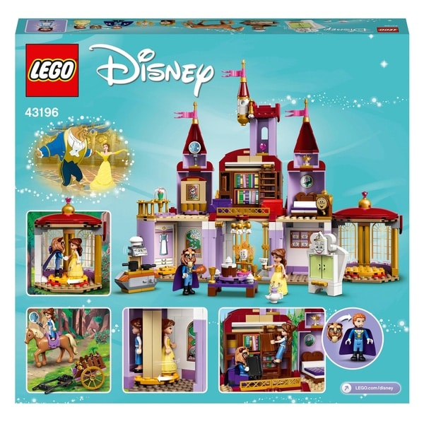 LEGO 43196 Disney Belle and the Beast’s Castle Building Toy