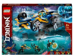 LEGO 71752 NINJAGO Ninja Sub Speeder Car & Submarine Toy