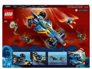 LEGO 71752 NINJAGO Ninja Sub Speeder Car & Submarine Toy