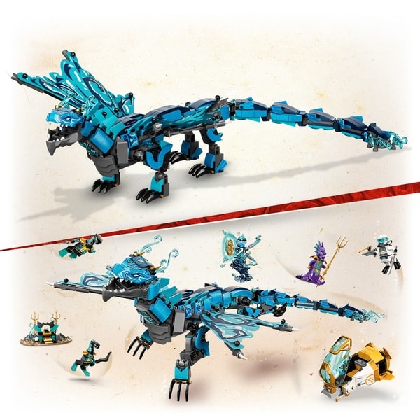 LEGO 71754 NINJAGO Water Dragon Toy Ninja Building Set