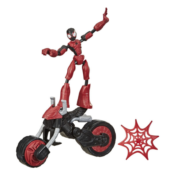 Marvel Bend and Flex Spider-Man and Motorcycle