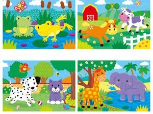 4 Puzzles In A Box – Animals