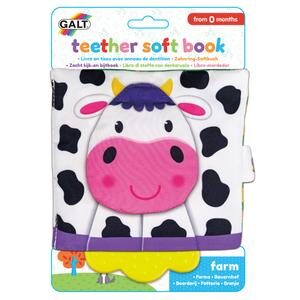 Teether Soft Book Farm