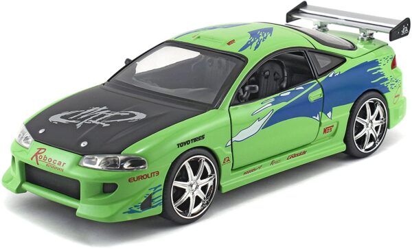 Fast & Furious 1995 Mitsubushi Eclipse 1:24 Scale Die-Cast Replica Car