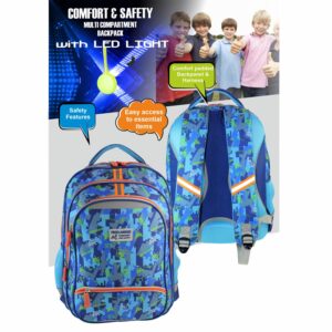 Freelander Comfort & Safety School Bag – Blue