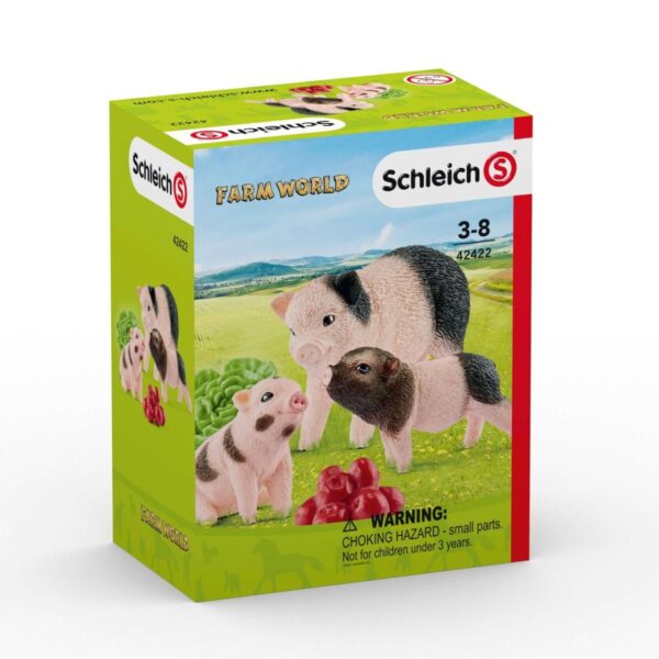 Schleich 42422 Miniature pig mother and piglets