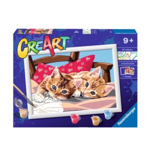 Ravensburger CreArt Best Friends Paint By Numbers For Children – Painting Arts and Crafts For Kids Age 9 Years and Up – 28935