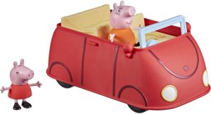 F2184 Peppa Pig Adventures Peppa’s Family Red Car Preschool Toy