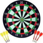 Doink It 16″ Magnetic Dartboard With 6 Darts “M.Y”