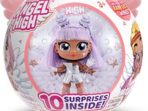 Itty Bitty Prettys Angel High Cosmo Collectible Doll with 10 Surprise Accessories