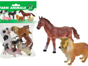 6pc Farm Animals (4″) In Pvc Bag/Header
