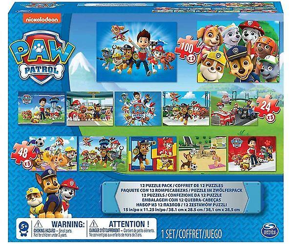 Paw Patrol 12 in 1 Puzzles