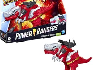 Hasbro F2264 Power Rangers Battle Attackers Dino Fury T-Rex Champion Zord Electronic Action Figure