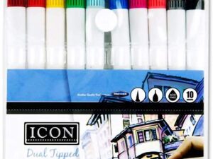 Icon Pkt.10 Dual Tipped Art Markers