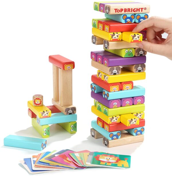 Top Bright – Wooden Building Blocks With Animals