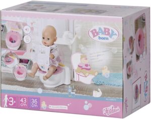 Zapf Creation 828373 Baby Born Bath Toilet with Sound Function
