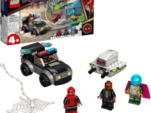 LEGO 76184 Marvel Spider-Man vs. Mysterio’s Drone Attack Superhero Building Set with Toy Car for Preschool Kids Aged 4