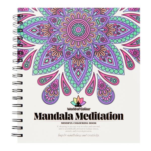 Woc Mindful Colouring Book – Mandala Meditation 64 Designs