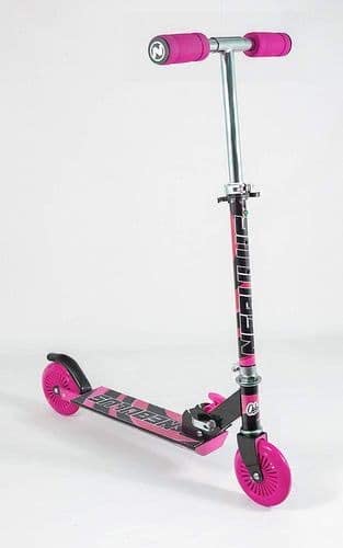 Pink & Black Nebulus Folding Scooter