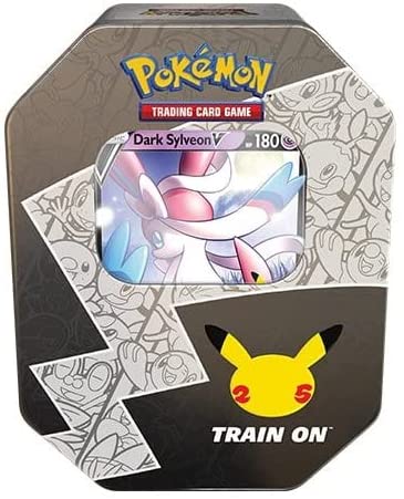 Pokémon Celebrations Dark Sylveon & Lances Charizard Tin 25th Anniversary Assorted Product