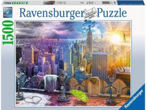 Ravensburger New York Summer and Winter 1500 Piece Jigsaw Puzzle