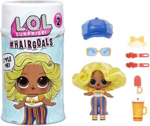 LOL Surprise! Hairgoals, Surprise Doll with Brushable Hair and 15 Surprises