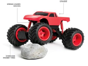 Sharper Image – Mini Monster Rockslide Truck – Red 1:24