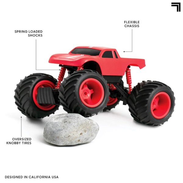 Sharper Image – Mini Monster Rockslide Truck – Red 1:24