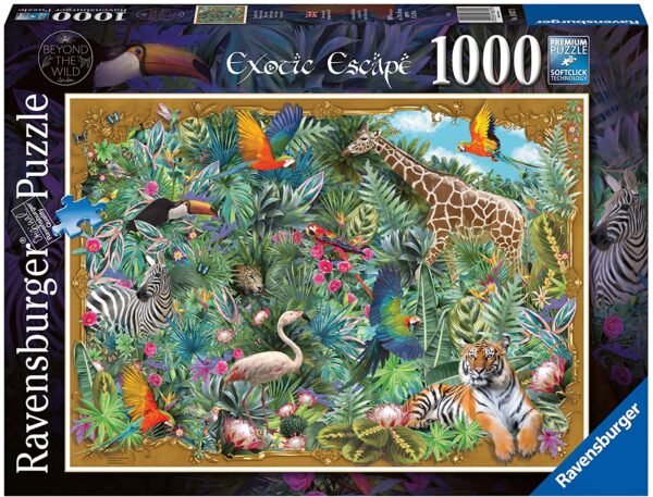 Ravensburger Exotic Escape, Beyond The Wild 1000 Piece Jigsaw Puzzle