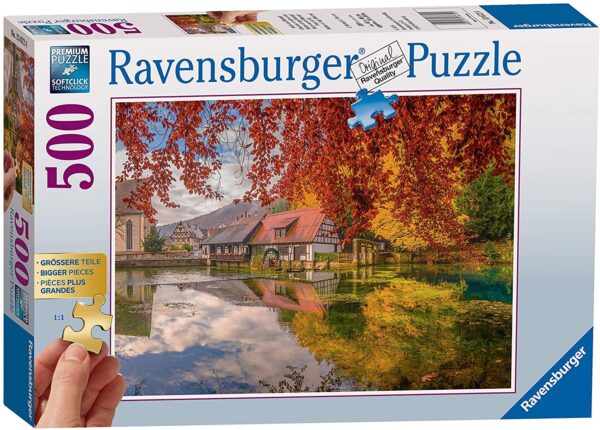 Ravensburger Peaceful Mill 500 Piece Jigsaw Puzzle