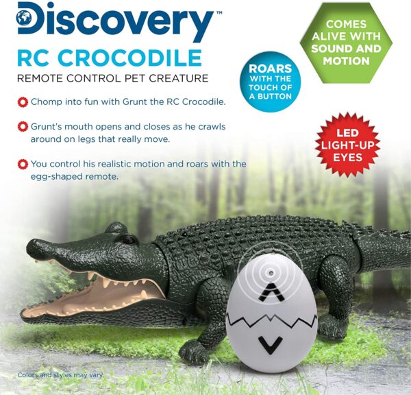 Discovery Kids RC Crocodile Remote Control Pet
