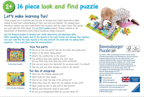 Ravensburger Tea Party – My First Floor Puzzle