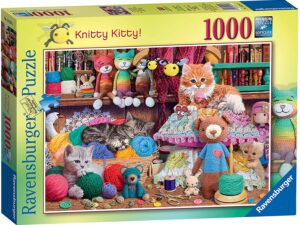 Ravensburger Knitty Kitty 1000 Piece Jigsaw Puzzle