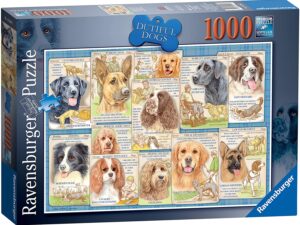 Ravensburger Dutiful Dogs Jigsaw Puzzle 1000 Piece