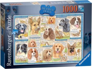 Ravensburger Dutiful Dogs Jigsaw Puzzle 1000 Piece