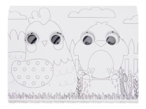 World Of Colour Little Big Eyes Colouring Book