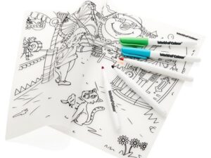 World Of Colour Wipe Mat With Markers – Park