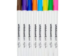 Pro:scribe Pkt.8 Dry Wipe Whiteboard Markers – Asst Colours