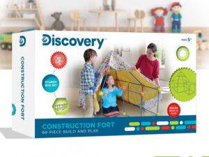 Discovery Kids 69-Piece Flexible Construction Fort