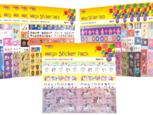 Mega 300pc Sticker Pack – 12 Assorted