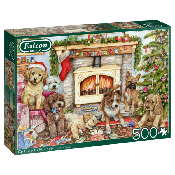 Falcon – Christmas Puppies (500 pieces)