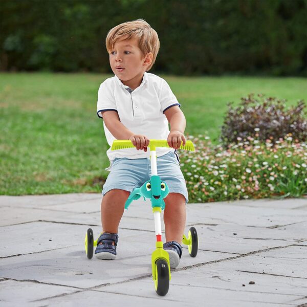8555 – Scuttlebug XL 3-Wheel Foldable Ride-On Tricycle with Antennae Handlebar