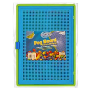 Clever Kidz Peg Board Box Set With Storage