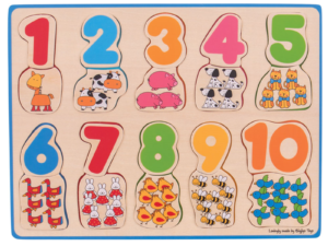 BigJigs – Number and Colour Matching Puzzle
