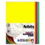 Premier Activity A4 160gsm Card 50 Sheets – Rainbow