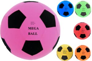 45cm Mega Ball Colourful Inflatable Football in Net