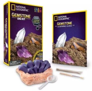 Bandai – National Geographic – Dig Kit – 3 Gemstones